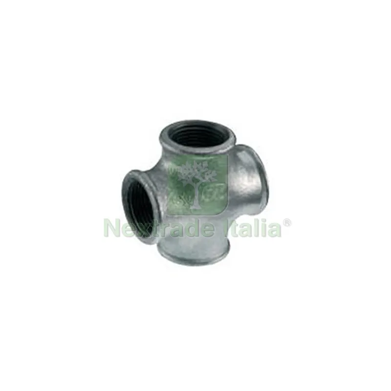10PZ CROCE ZINCATA A 90° 3/8 — Tubi e raccordi — rif. FERX.DIA341-180-03