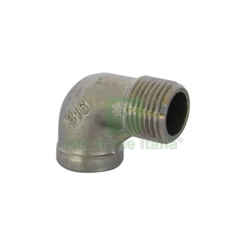 GOMITO A 90° MF ACCIAIO INOX 3/4" — Irrigazione — rif. FERX.DIA342-A092-05 GOMITO A 90° MF ACCIAIO INOX 3/4" — Irrigazione — rif. FERX.DIA342-A092-05