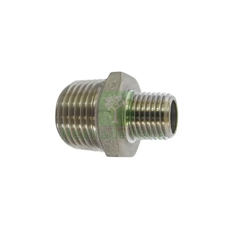 NIPPLE RIDOTTO MM ACCIAIO INOX 3/4" x 1/2" — Tubi e raccordi — rif. FERX.DIA342-A245-0504 NIPPLE RIDOTTO MM ACCIAIO INOX 3/4" x 1/2" — Tubi e raccordi — rif. FERX.DIA342-A245-0504