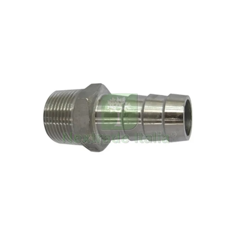 RACCORDO PORTAGOMMA MASCHIO ACCIAIO INOX 3/4" — Tubi e raccordi — rif. FERX.DIA342-A399-05