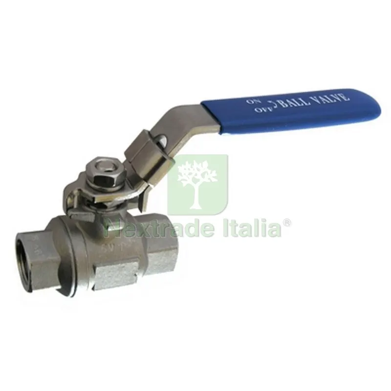 VALVOLA A SFERA FF CON LEVA ACCIAIO INOX 1/2" — Rubinetti e valvole — rif. FERX.DIA342-A910-04