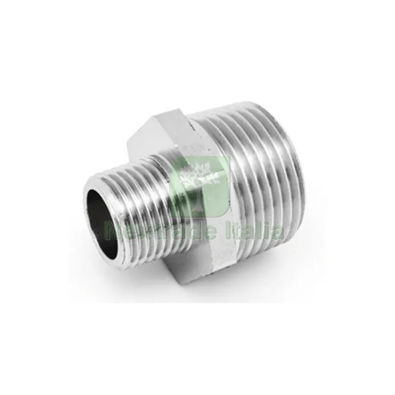 NIPPLE RIDOTTO MM IN OTTONE CROMO IBP 3/4" x 1/2" -CONF — Tubi e raccordi — rif. FERX.DIA343-B8245-K0504