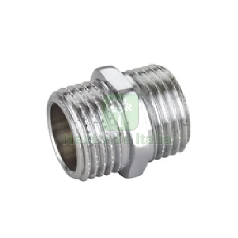 NIPPLE DIRITTO MM IN OTTONE CROMO IBP 3/8" -CONF — Tubi e raccordi — rif. FERX.DIA343-BM8280-K03