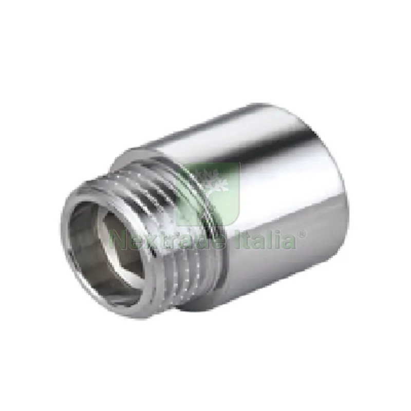 25PZ PROLUNGA MF IN OTTONE CROMO IBP 1/2" x 25 — Interruttori e prese — rif. FERX.DIA343-BM8540-0425
