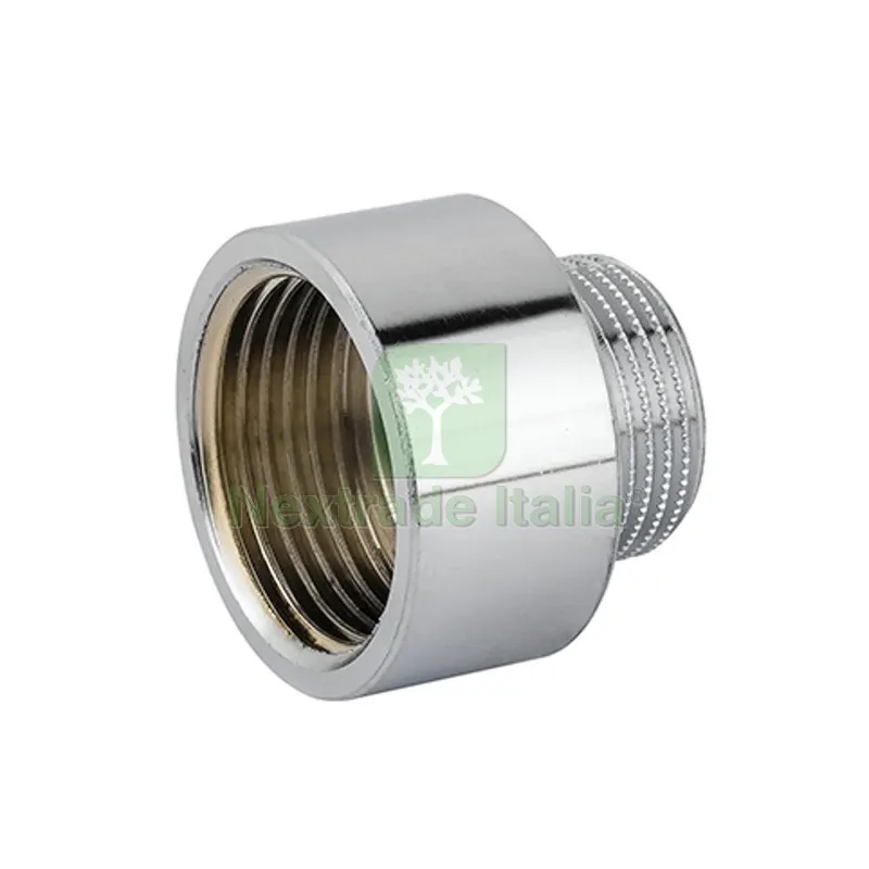 10PZ PROLUNGA RIDOTTA OTTONE CROMO 1/2 x 3/8 — Interruttori e prese — rif. FERX.DIA343-C021-0403 10PZ PROLUNGA RIDOTTA OTTONE CROMO 1/2 x 3/8 — Interruttori e prese — rif. FERX.DIA343-C021-0403