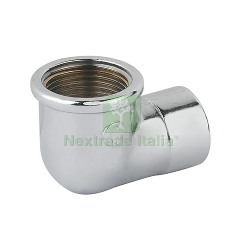 5PZ GOMITO RIDOTTO FF OTTONE CROMO 1" x 1/2 — Tubi e raccordi — rif. FERX.DIA343-C042-0604 5PZ GOMITO RIDOTTO FF OTTONE CROMO 1" x 1/2 — Tubi e raccordi — rif. FERX.DIA343-C042-0604