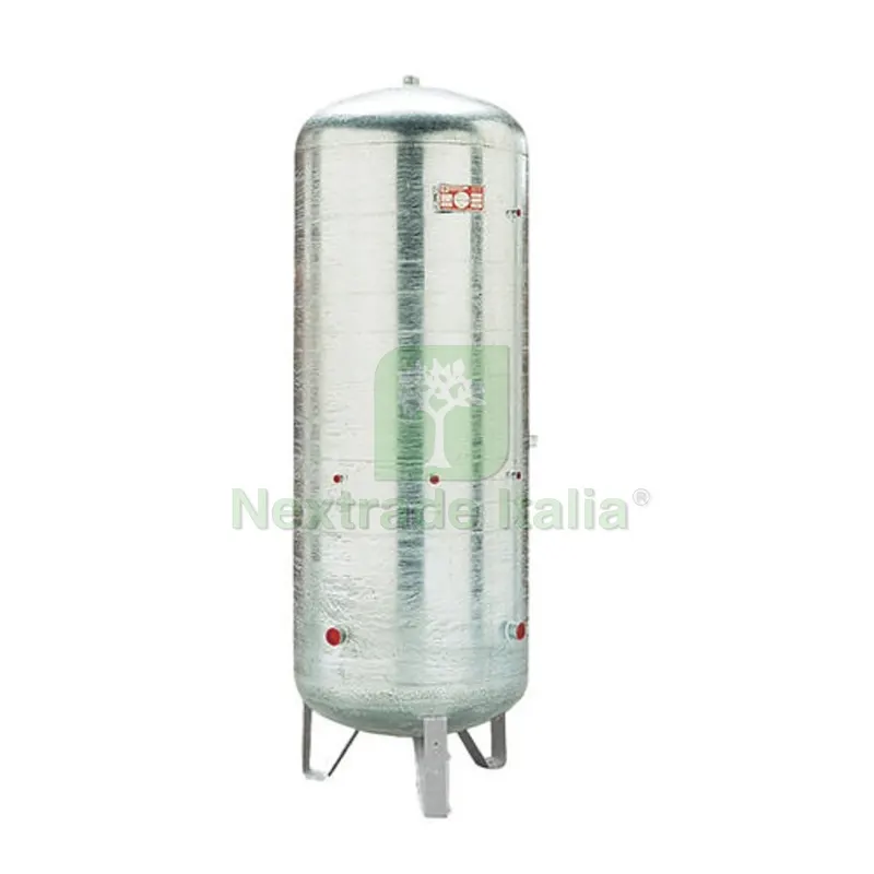 Sfera Autoclave Zincata Verticale Lt 500 — Pompe — rif. FERX.DIA350-7040-500