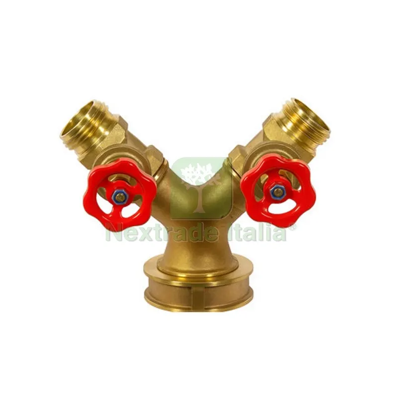 DIVISORE A DUE VIE CON SARACINESCA - — Rubinetti e valvole — rif. FERX.DIA350-7841-7045 DIVISORE A DUE VIE CON SARACINESCA - — Rubinetti e valvole — rif. FERX.DIA350-7841-7045