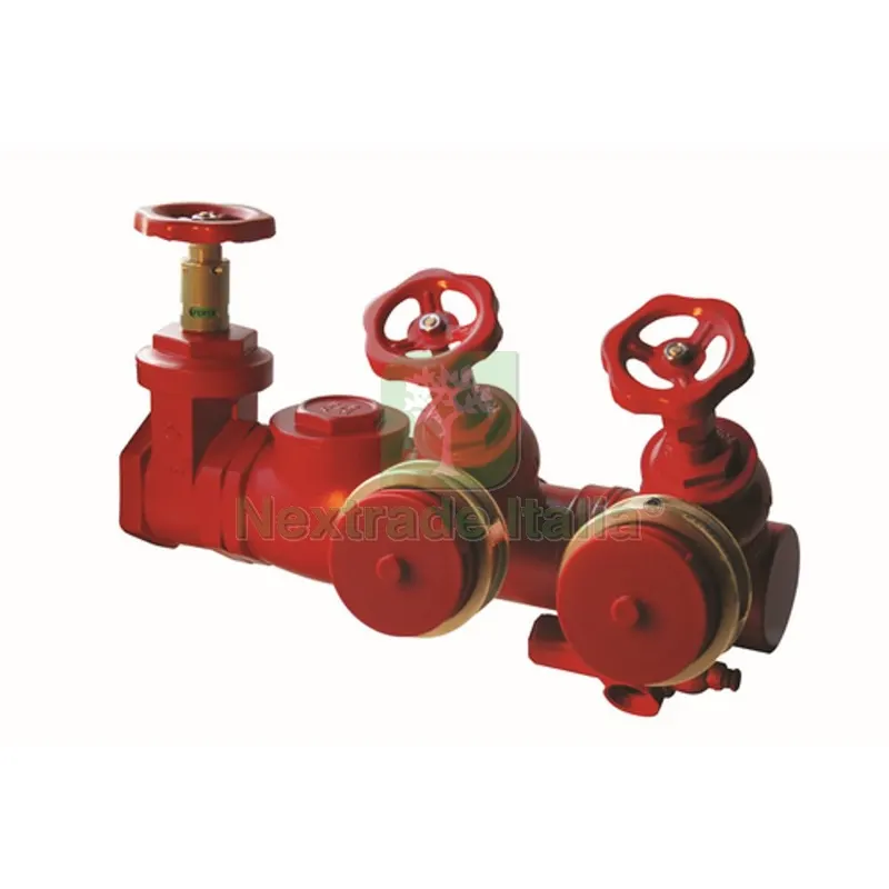 Gruppo Attacco Autopompa di Mandata 2 Idranti UNI70 3" x 2 — Tubi e raccordi — rif. FERX.DIA350-7866-12 Gruppo Attacco Autopompa di Mandata 2 Idranti UNI70 3" x 2 — Tubi e raccordi — rif. FERX.DIA350-7866-12