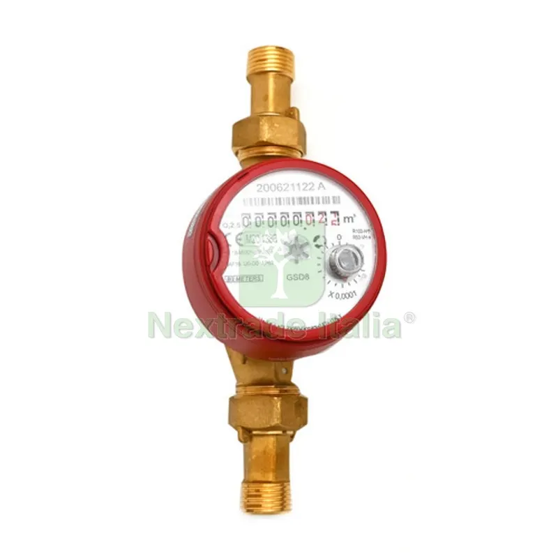CONTATORE PER ACQUA CALDA 90° QUADRANTE ASCIUTTO Diam. 15 - 1/2" L. 110 — Trattamento e depurazione acqua — rif. FERX.DIA352-9013-04 CONTATORE PER ACQUA CALDA 90° QUADRANTE ASCIUTTO Diam. 15 - 1/2" L. 110 — Trattamento e depurazione acqua — rif. FERX.DIA352-9013-04