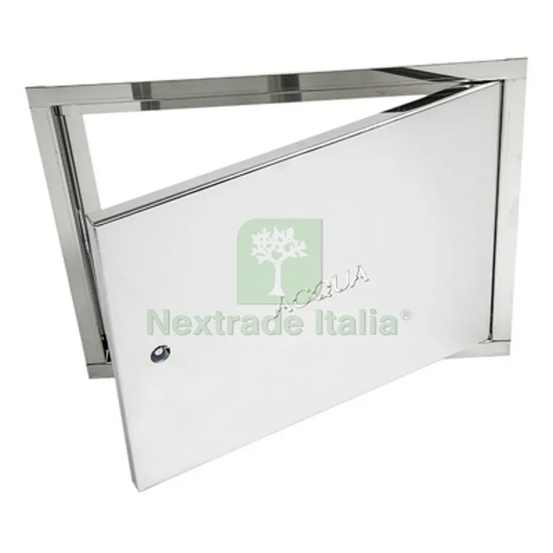Sportello per Protezione Acqua Zincato H1xL1(nicchia)36x51- HxL 40x55 — Scarichi e sifoni — rif. FERX.DIA352-966-3651 Sportello per Protezione Acqua Zincato H1xL1(nicchia)36x51- HxL 40x55 — Scarichi e sifoni — rif. FERX.DIA352-966-3651