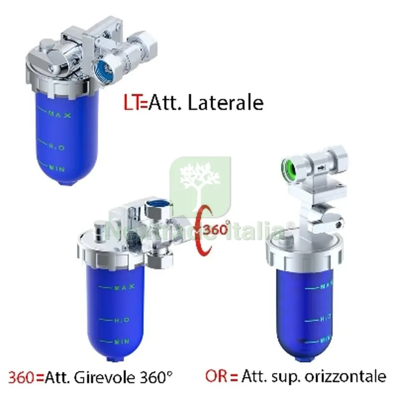 DOSATORE PROPORZIONALE DI POLIFOSFATO Att. sup. orizzontale FF 1/2" — Trattamento e depurazione acqua — rif. FERX.DIA353-420-OR