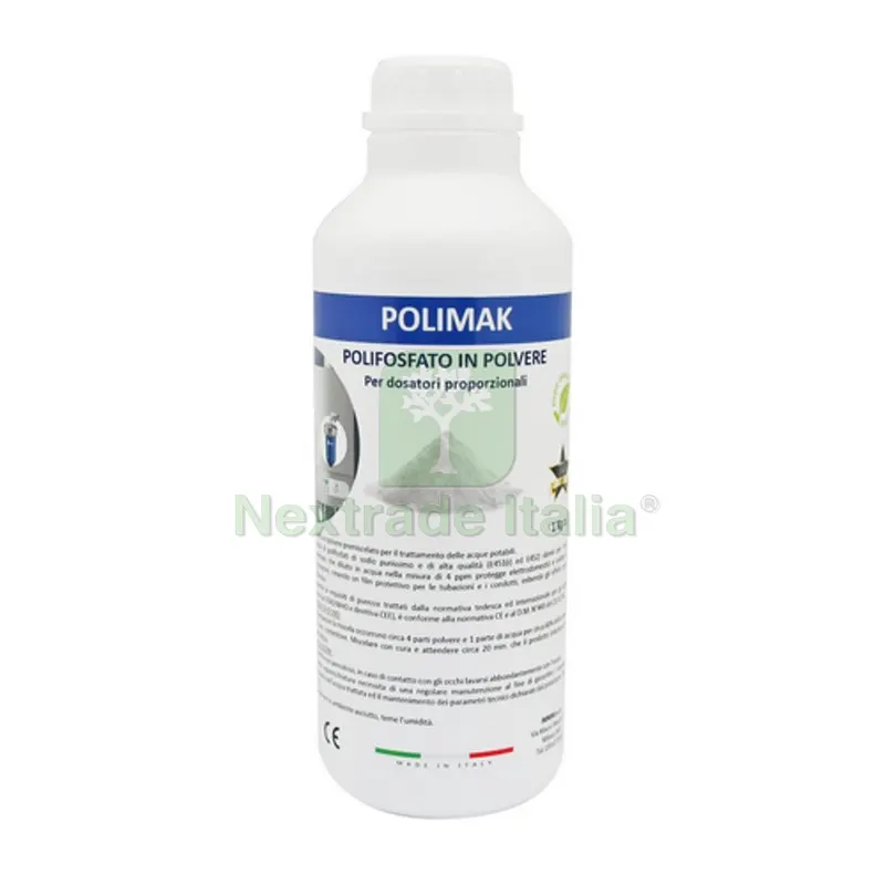 FLACONE DI POLIFOSFATO IN POLVERE PER DOSATORI 1 kg — Protezioni corpo — rif. FERX.DIA353-422