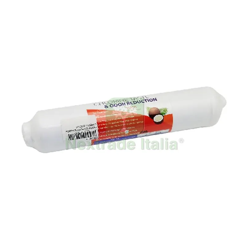 CARTUCCIA POST-FILTRANTE CARBON COCONUT H. 10" attacco ad incastro — Adesivi e sigillanti — rif. FERX.DIA353-T260-10N CARTUCCIA POST-FILTRANTE CARBON COCONUT H. 10" attacco ad incastro — Adesivi e sigillanti — rif. FERX.DIA353-T260-10N