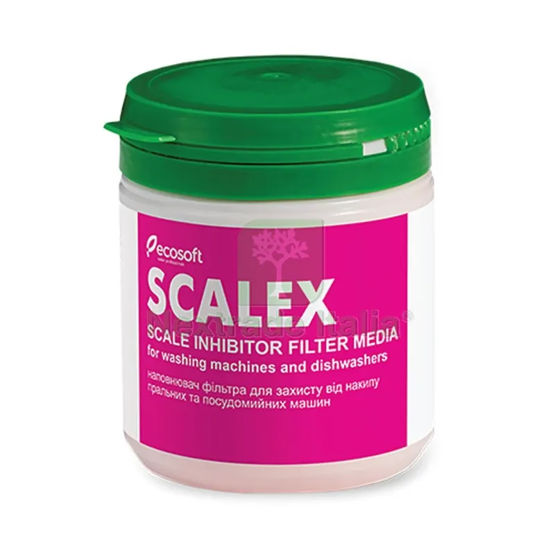 INIBITORE DI CALCARE IN GRANULI ECOSOFT SCALEX - — Protezioni corpo — rif. FERX.DIA353-T505