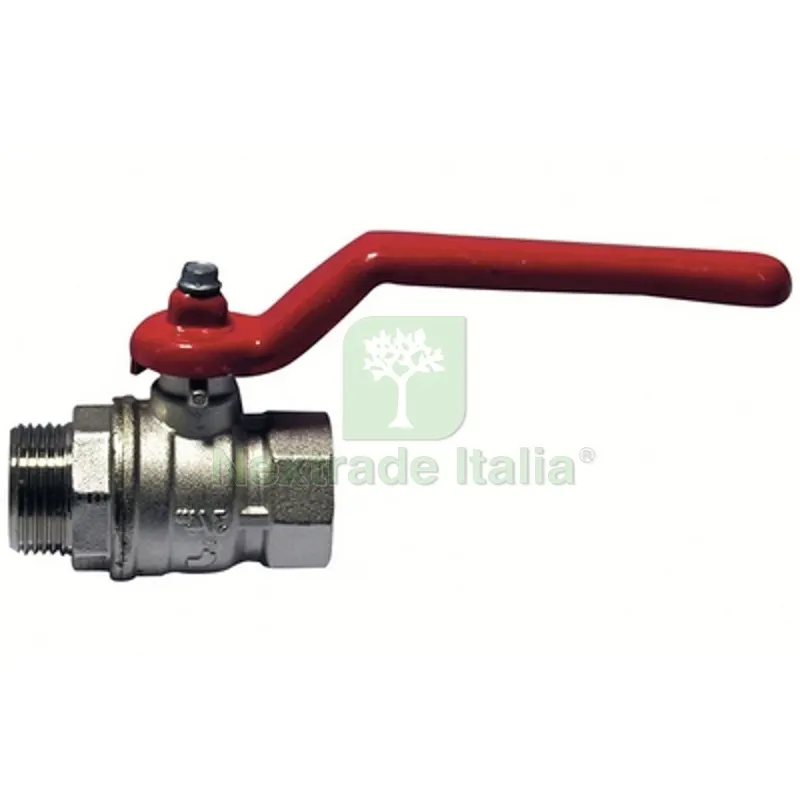 VALVOLA A SFERA MF CON LEVA ROSSA 1"1/2 (DN 40) 25 bar / 362.5ps — Rubinetti e valvole — rif. FERX.DIA354-100R-08
