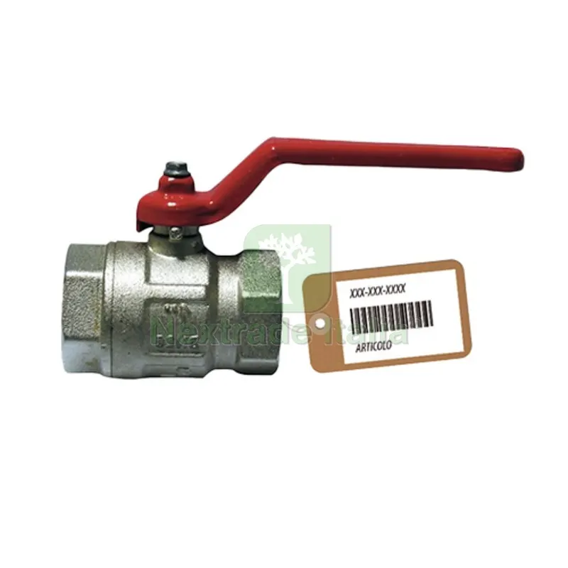 VALVOLA A SFERA FF CON LEVA F-BRICO 1/2" DN 15 PN 64 — Rubinetti e valvole — rif. FERX.DIA354-101F-04