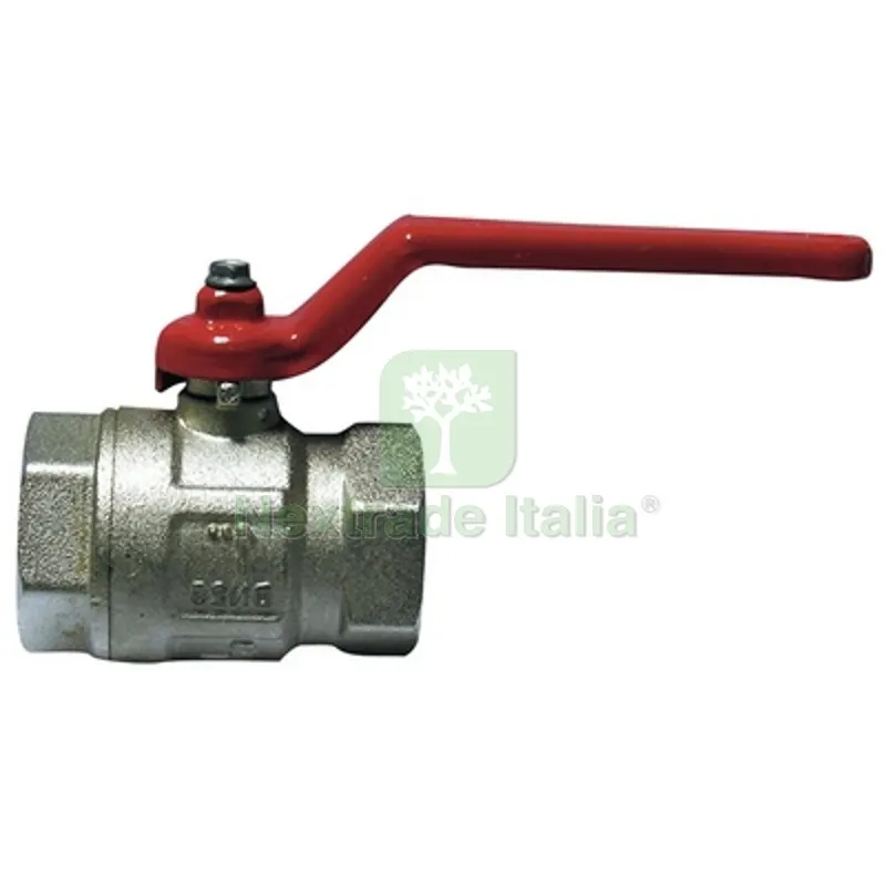 VALVOLA A SFERA FF C/LEVA ROSSA 4" (DN 100) 12 bar/174 psi — Rubinetti e valvole — rif. FERX.DIA354-101R-14 VALVOLA A SFERA FF C/LEVA ROSSA 4" (DN 100) 12 bar/174 psi — Rubinetti e valvole — rif. FERX.DIA354-101R-14