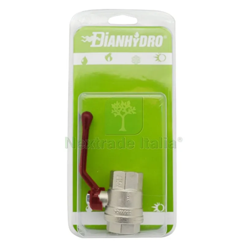 VALVOLA A SFERA FF CON LEVA BLISTER 3/4" DN 20 PN 40 — Rubinetti e valvole — rif. FERX.DIA354-101Y-05 VALVOLA A SFERA FF CON LEVA BLISTER 3/4" DN 20 PN 40 — Rubinetti e valvole — rif. FERX.DIA354-101Y-05