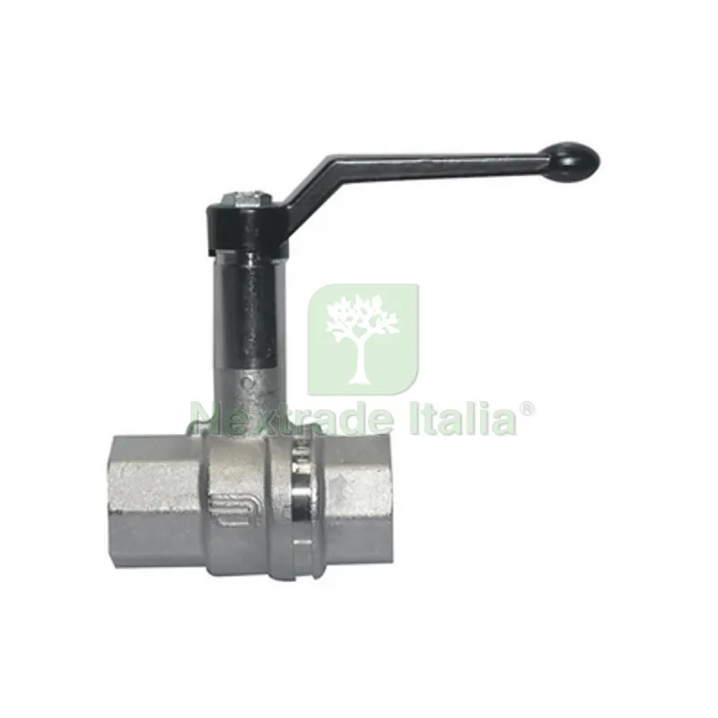 VALVOLA A SFERA FF C/PROLUNGA INTEGRATA E LEVA ALLUMINIO 3/4" DN 20 — Interruttori e prese — rif. FERX.DIA354-1021-05