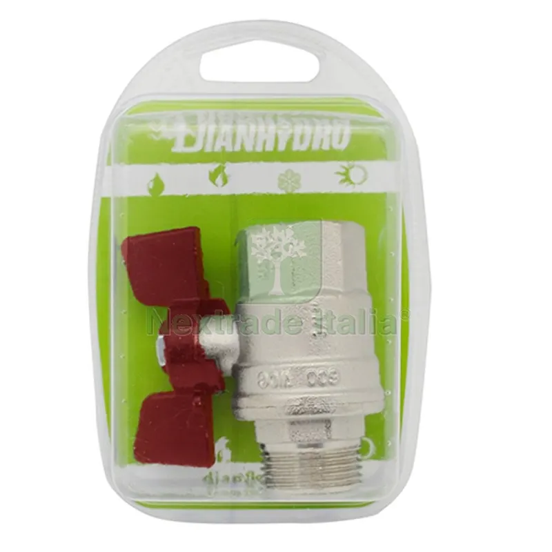 VALVOLA A SFERA MF CON FARFALLA BLISTER 1/2" DN 15 PN 64 — Rubinetti e valvole — rif. FERX.DIA354-103Y-04 VALVOLA A SFERA MF CON FARFALLA BLISTER 1/2" DN 15 PN 64 — Rubinetti e valvole — rif. FERX.DIA354-103Y-04