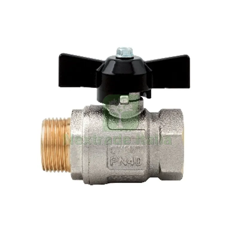 VALVOLA A SFERA MF IDEAL PASSAGGIO TOTALE 1/4 DN8 50bar/725psi farf.nera — Rubinetti e valvole — rif. FERX.DIA354-1056-02N