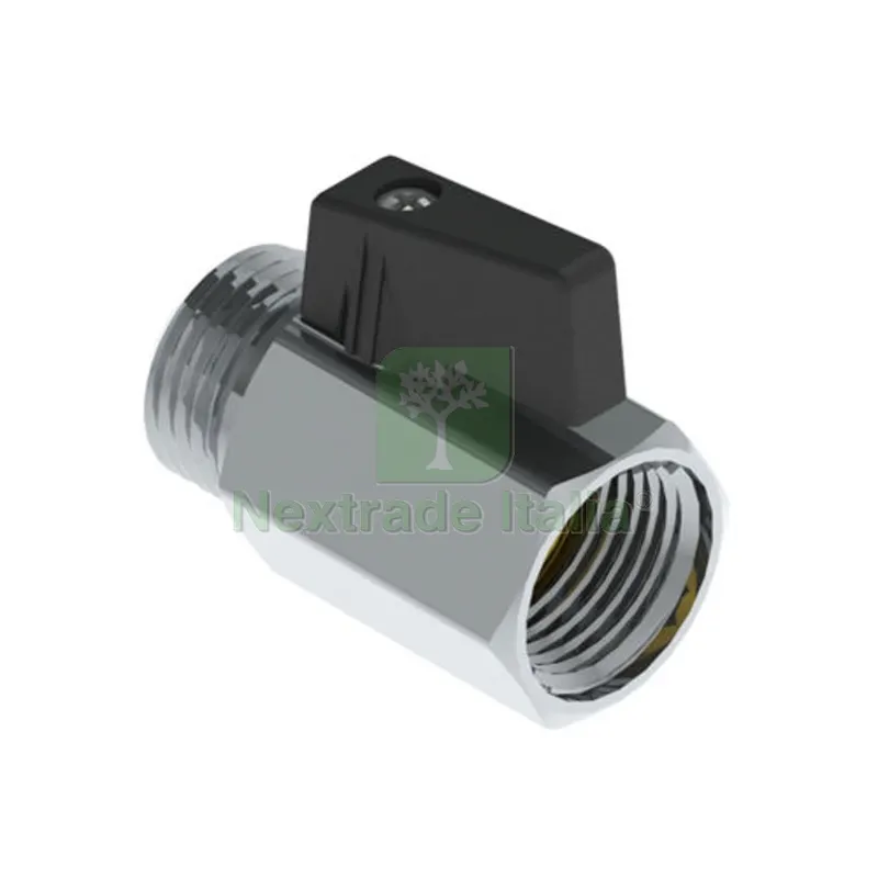 VALVOLA MINISFERA MF CON LEVA NERA 3/8 — Rubinetti e valvole — rif. FERX.DIA354-1075-03