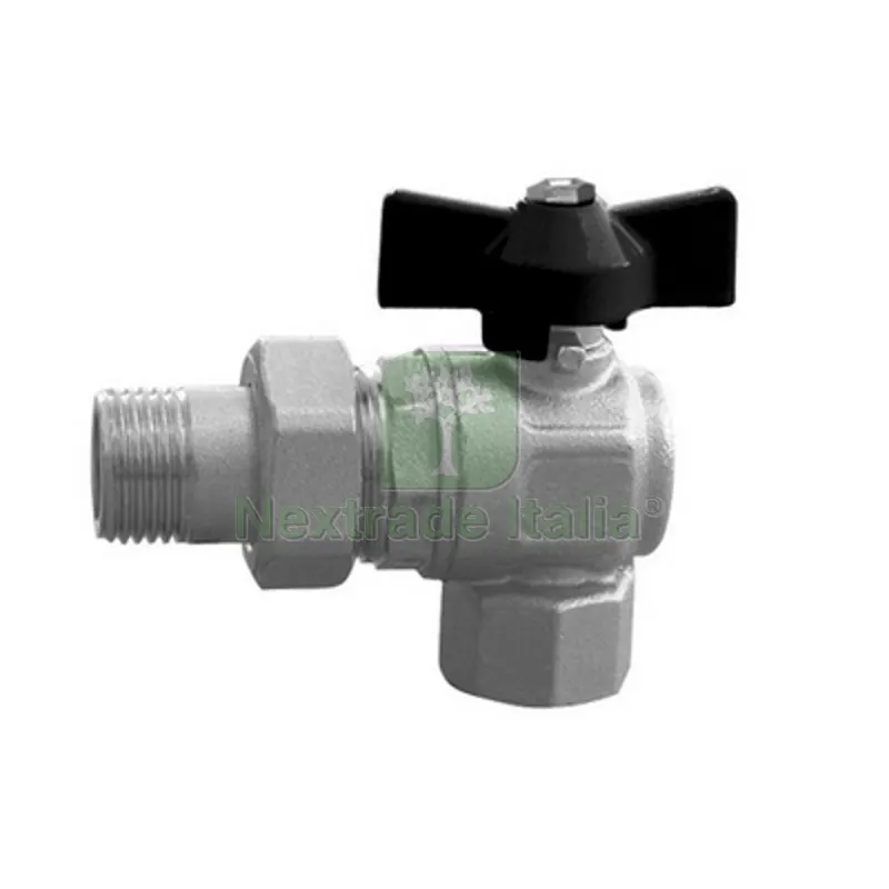 VALVOLA A SFERA AD ANGOLO PER COLLETTORI 3/4'' DN 20 PN 40 — Rubinetti e valvole — rif. FERX.DIA354-108-05 VALVOLA A SFERA AD ANGOLO PER COLLETTORI 3/4'' DN 20 PN 40 — Rubinetti e valvole — rif. FERX.DIA354-108-05