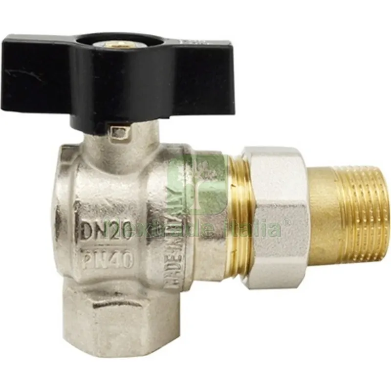 VALVOLA A SFERA A SQUADRA PER COLLETTORE 1" DN 25 PN 40 — Tubi e raccordi — rif. FERX.DIA354-1080-06 VALVOLA A SFERA A SQUADRA PER COLLETTORE 1" DN 25 PN 40 — Tubi e raccordi — rif. FERX.DIA354-1080-06