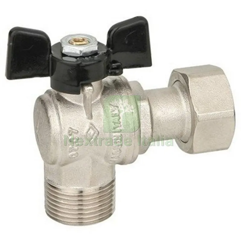 VALVOLA A SFERA AD ANGOLO A PASSAGGIO TOTALE MF DADO MOBILE 1/2"x3/4" DN 15 PN 40 — Rubinetti e valvole — rif. FERX.DIA354-1086-0405 VALVOLA A SFERA AD ANGOLO A PASSAGGIO TOTALE MF DADO MOBILE 1/2"x3/4" DN 15 PN 40 — Rubinetti e valvole — rif. FERX.DIA354-1086-0405