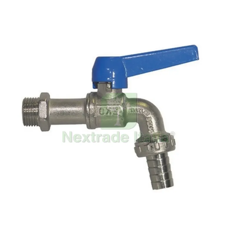 RUBINETTO A SFERA CURVO CON PORTAGOMMA MOD. EKO-LUX 3/4" — Tubi e raccordi — rif. FERX.DIA354-140X-05 RUBINETTO A SFERA CURVO CON PORTAGOMMA MOD. EKO-LUX 3/4" — Tubi e raccordi — rif. FERX.DIA354-140X-05