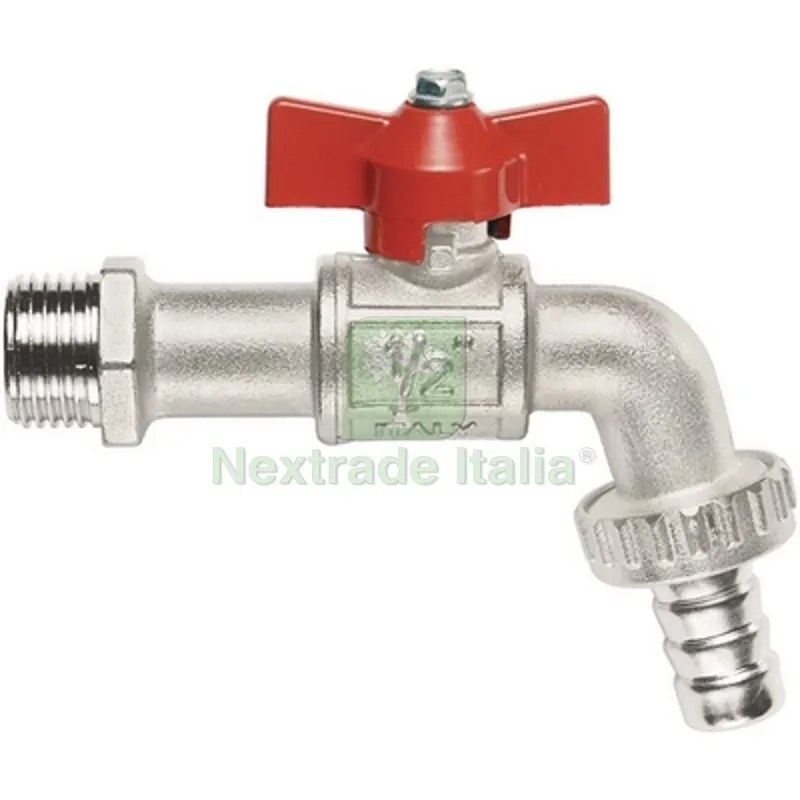 RUBINETTO A SFERA CON PORTAGOMMA A FARFALLA 1/2" (DN 15) 15 bar /217.5psi — Tubi e raccordi — rif. FERX.DIA354-141R-04 RUBINETTO A SFERA CON PORTAGOMMA A FARFALLA 1/2" (DN 15) 15 bar /217.5psi — Tubi e raccordi — rif. FERX.DIA354-141R-04