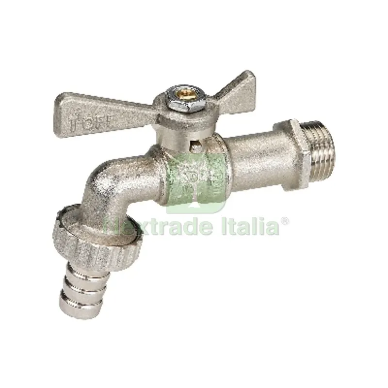 RUBINETTO LEGGERO CON PORTAGOMMA LEVA OTTONE NICHELATO 3/4'' DN 14 PN 16 — Tubi e raccordi — rif. FERX.DIA354-1464-05 RUBINETTO LEGGERO CON PORTAGOMMA LEVA OTTONE NICHELATO 3/4'' DN 14 PN 16 — Tubi e raccordi — rif. FERX.DIA354-1464-05
