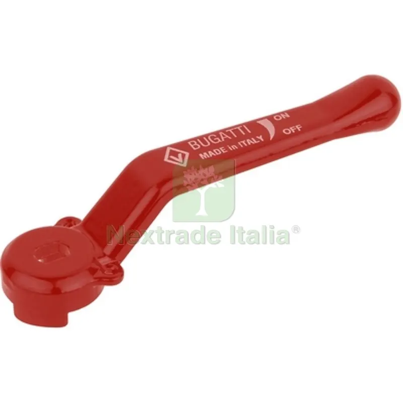 LEVA ALLUMINIO ROSSA PER VALVOLE E RUBINETTI BUGATTI 1/2" — Rubinetti e valvole — rif. FERX.DIA354-1622-04 LEVA ALLUMINIO ROSSA PER VALVOLE E RUBINETTI BUGATTI 1/2" — Rubinetti e valvole — rif. FERX.DIA354-1622-04