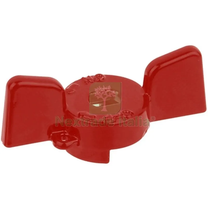 FARFALLA ALLUMINIO ROSSA PER VALVOLE E RUBINETTI BUGATTI 1"1/4 — Rubinetti e valvole — rif. FERX.DIA354-1623-07 FARFALLA ALLUMINIO ROSSA PER VALVOLE E RUBINETTI BUGATTI 1"1/4 — Rubinetti e valvole — rif. FERX.DIA354-1623-07