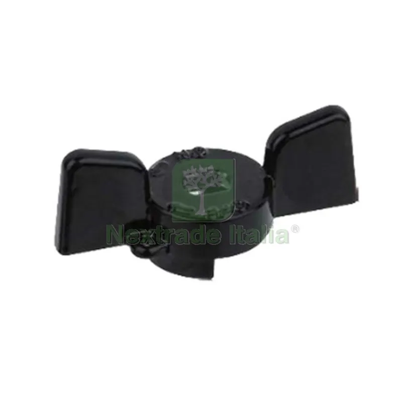 FARFALLA IN ALLUMINIO NERA PER VALVOLE E RUBINETTI BUGATTI 1"1/4 — Rubinetti e valvole — rif. FERX.DIA354-1626-07