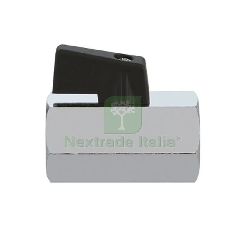 VALVOLA MINISFERA FEMMINA FEMMINA CON LEVETTA NERA 1/4" DN 8 PN 10 — Rubinetti e valvole — rif. FERX.DIA354-5015-02 VALVOLA MINISFERA FEMMINA FEMMINA CON LEVETTA NERA 1/4" DN 8 PN 10 — Rubinetti e valvole — rif. FERX.DIA354-5015-02