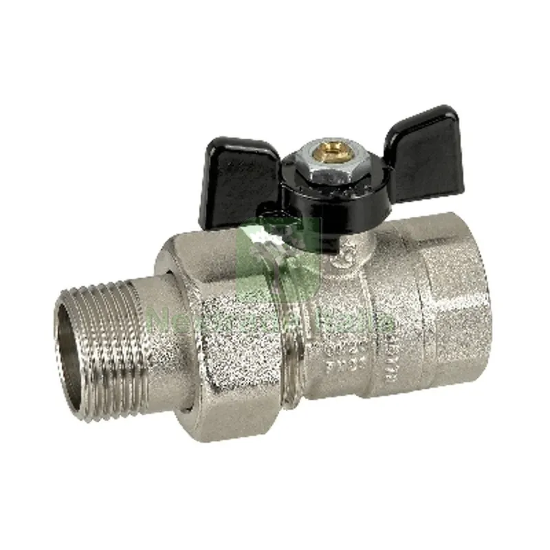 VALVOLA A SFERA FEMMINA BOCCHETTONE CON FARFALLA 1/2" DN 15 PN 40 — Rubinetti e valvole — rif. FERX.DIA354-A626-04 VALVOLA A SFERA FEMMINA BOCCHETTONE CON FARFALLA 1/2" DN 15 PN 40 — Rubinetti e valvole — rif. FERX.DIA354-A626-04
