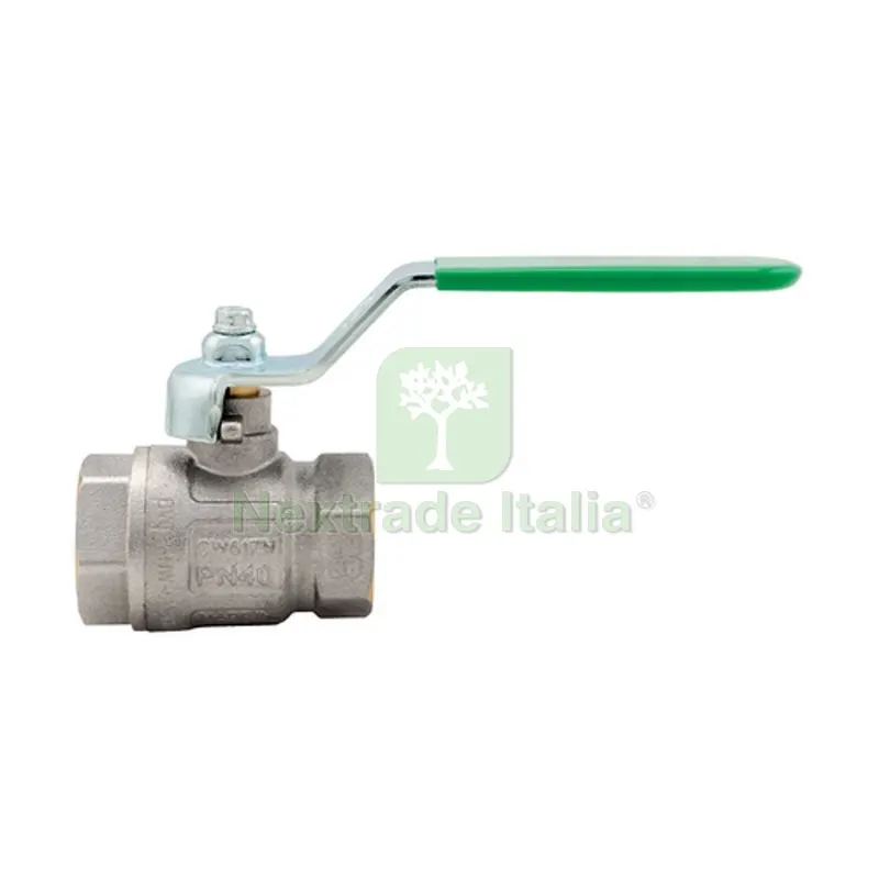 VALVOLA A SFERA IDEAL DVGW FF CON LEVA PIATTA PASSAGGIO TOTALE 1"1/2 (DN 40) 30 bar / 435 psi — Rubinetti e valvole — rif. FERX.DIA354-E290P-08 VALVOLA A SFERA IDEAL DVGW FF CON LEVA PIATTA PASSAGGIO TOTALE 1"1/2 (DN 40) 30 bar / 435 psi — Rubinetti e valvole — rif. FERX.DIA354-E290P-08