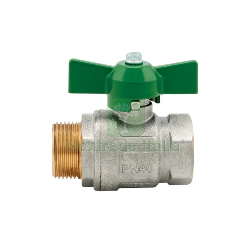 VALVOLA A SFERA IDEAL DVGW MF PASSAGGIO TOTALE CON FARFALLA 1" (DN 25) 40 bar / 580 psi — Rubinetti e valvole — rif. FERX.DIA354-E293P-06 VALVOLA A SFERA IDEAL DVGW MF PASSAGGIO TOTALE CON FARFALLA 1" (DN 25) 40 bar / 580 psi — Rubinetti e valvole — rif. FERX.DIA354-E293P-06