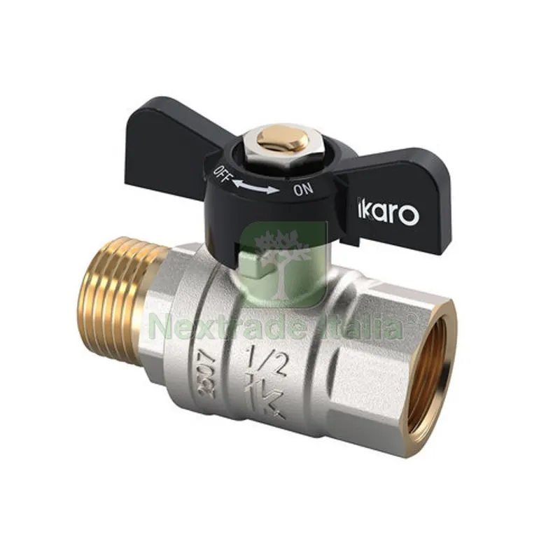 VALVOLA A SFERA IKARO MF CON FARFALLA 3/4" DN 20 PN 40 — Rubinetti e valvole — rif. FERX.DIA354-IK103-05 VALVOLA A SFERA IKARO MF CON FARFALLA 3/4" DN 20 PN 40 — Rubinetti e valvole — rif. FERX.DIA354-IK103-05