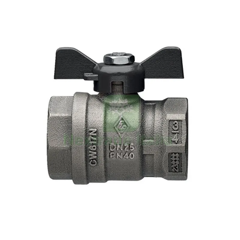 VALVOLA A SFERA A PASSAGGIO TOTALE FF CON FARFALLA JUNIOR-SFER 1" DN 25 PN 40 — Rubinetti e valvole — rif. FERX.DIA354-R1320-06 VALVOLA A SFERA A PASSAGGIO TOTALE FF CON FARFALLA JUNIOR-SFER 1" DN 25 PN 40 — Rubinetti e valvole — rif. FERX.DIA354-R1320-06