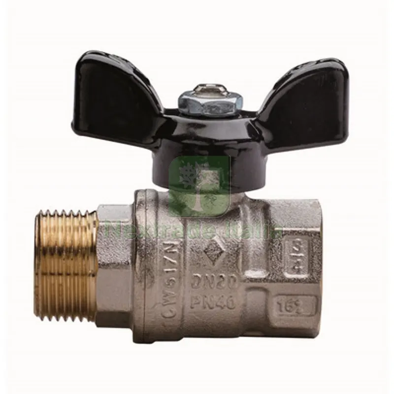 VALVOLA A SFERA A PASSAGGIO TOTALE FILETTATURA MF CON FARFALLA 3/4" DN 20 PN 40 — Rubinetti e valvole — rif. FERX.DIA354-R1521-05 VALVOLA A SFERA A PASSAGGIO TOTALE FILETTATURA MF CON FARFALLA 3/4" DN 20 PN 40 — Rubinetti e valvole — rif. FERX.DIA354-R1521-05