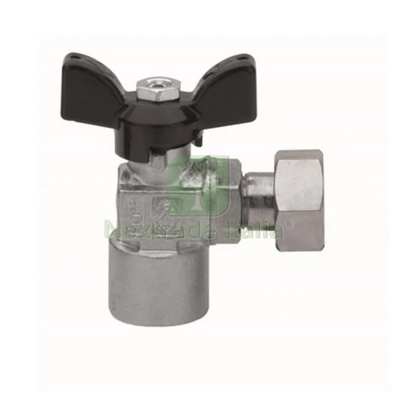 Valvola a Sfera a Squadra FIL F con Girello 1/2" x 1/2" DN 15 PN 30 — Rubinetti e valvole — rif. FERX.DIA354-R4588-04