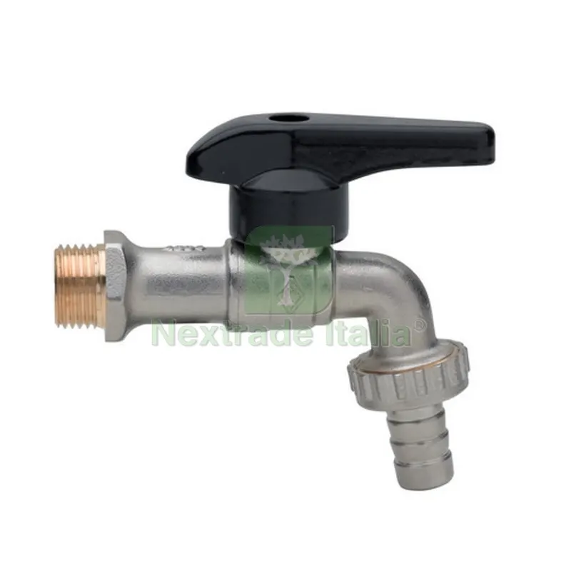 VALVOLA A SFERA PER EROGAZIONE CON PORTAGOMMA E LEVA IN ALLUMINIO 1/2" DN 15 PN 30 — Tubi e raccordi — rif. FERX.DIA354-R4904-04