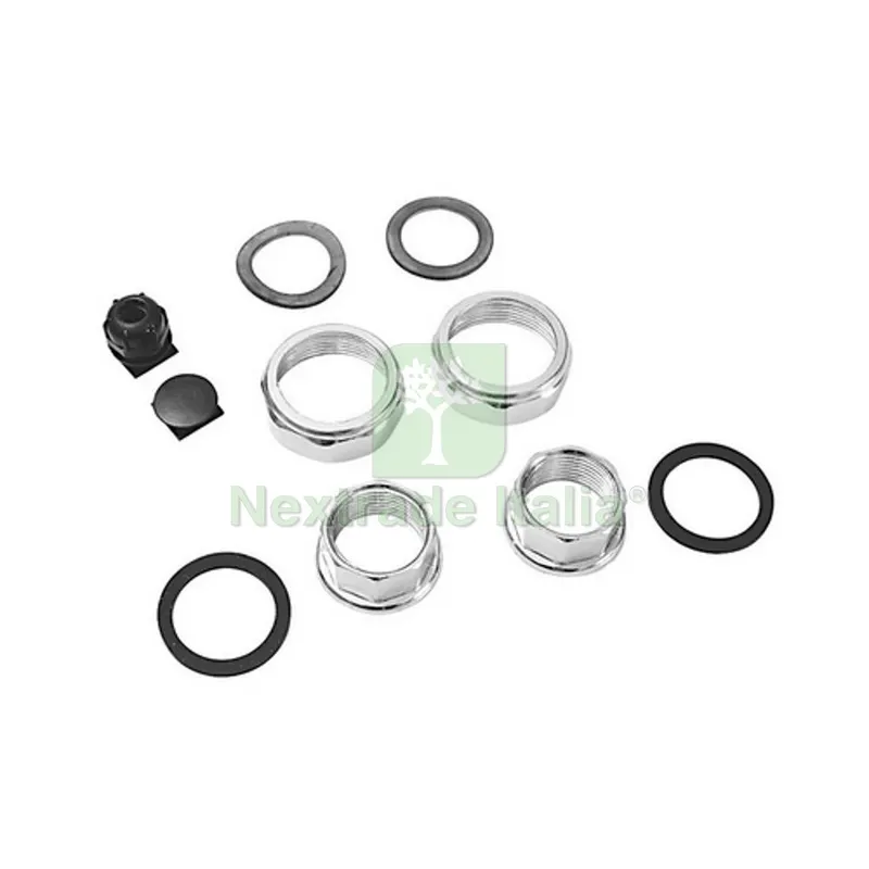 KIT BOCCHETTONI PER CIRCOLATORE LOWARA 1" X 1" 1/2 — Accessori bagno — rif. FERX.DIA355-T10589-200