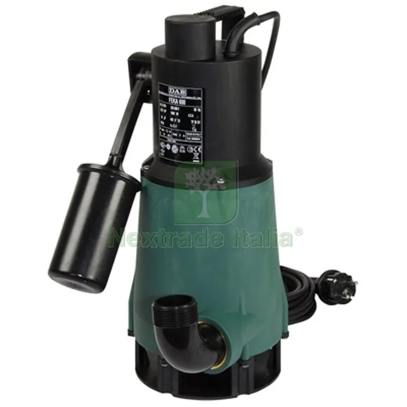 Elettropompa Sommersa per USO Domestico MOD. "feka" Kw 0.5 Hp 0.67 — Pompe — rif. FERX.DIA356-DFEKA-600MA