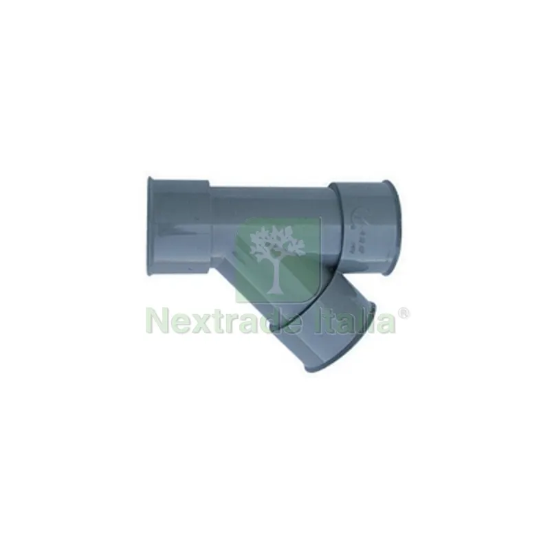 Derivazione 45° FF PVC Grigio Diam. 40 — Tubi e raccordi — rif. FERX.DIA361-B45F-040