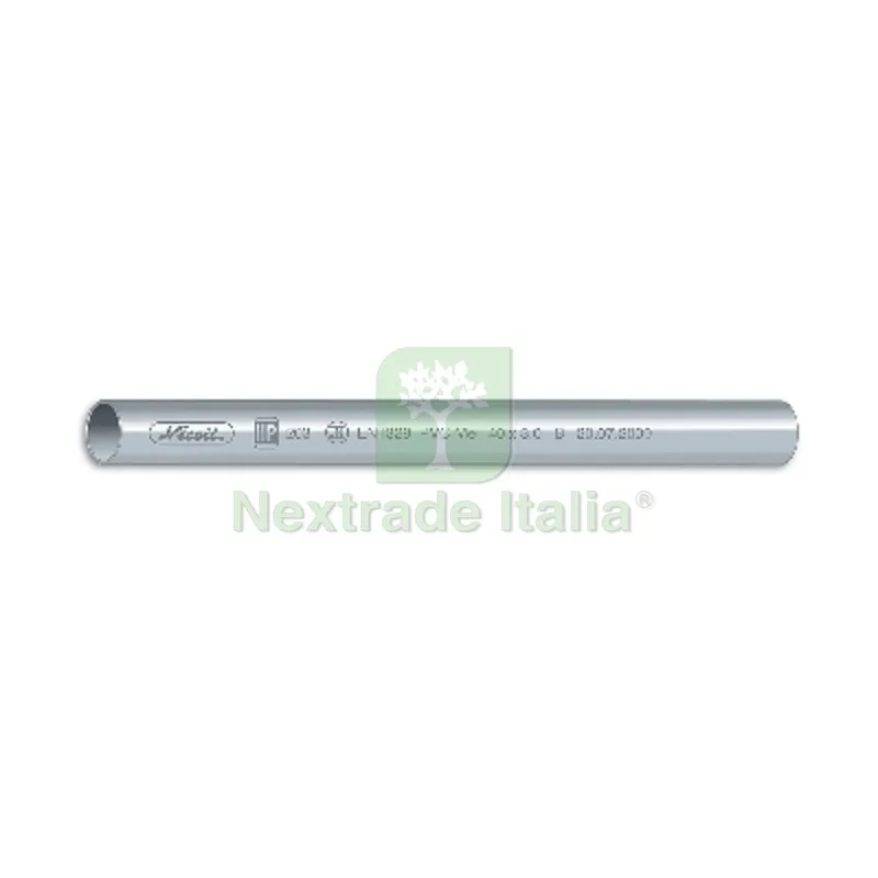 Tubo Senza Bicchiere Grigio ML 3 Nicoll D. 40 — Casalinghi e organizzazione — rif. FERX.DIA361-RTSB-040