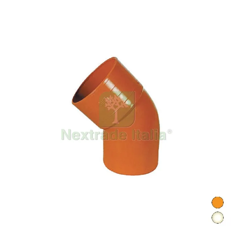 CURVA 45° IN PVC Diam. 82 — Tubi e raccordi — rif. FERX.DIA362-CA-082